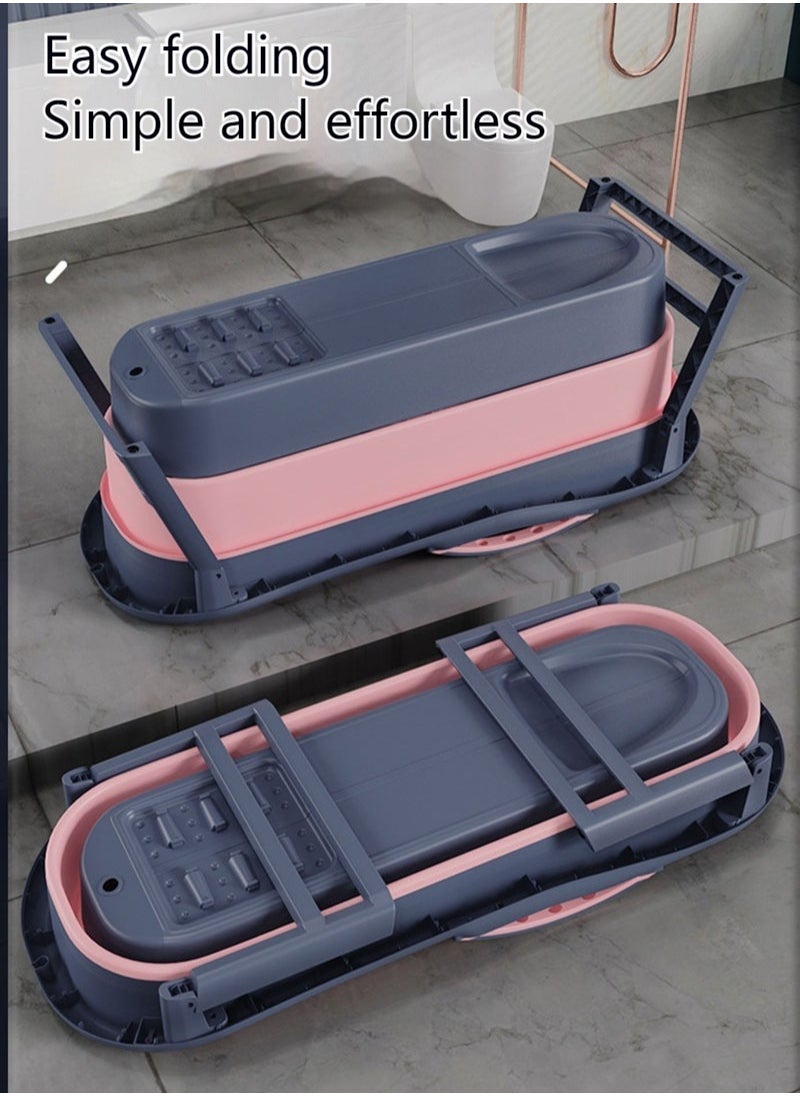 Sharpdo Bathtub Adult Bathroom Bathtub Household Bathtub Bath Set For Shower Stall  - Image 3