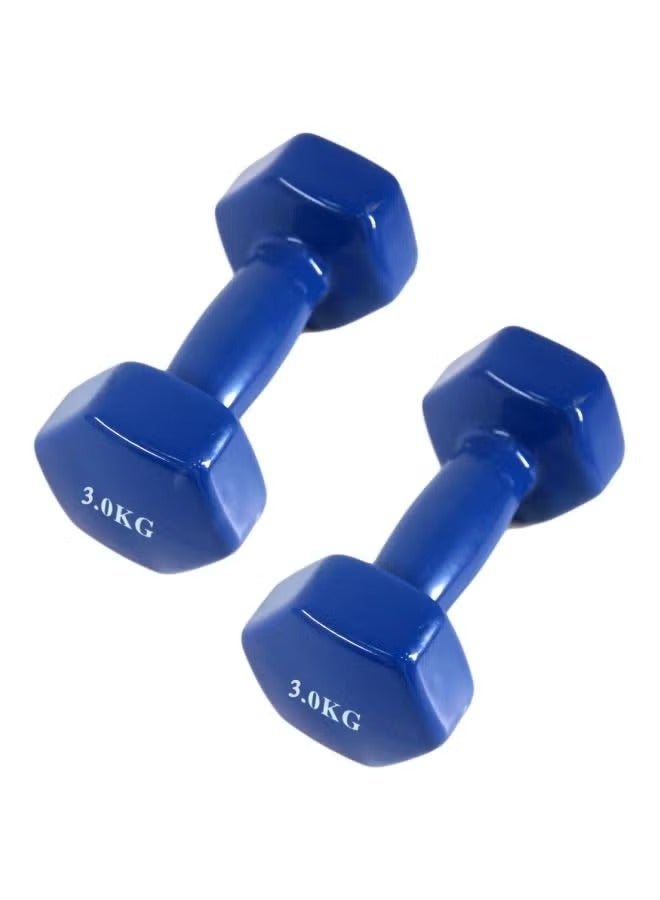 ALCOACH Set Of 2 Hexagonal Dumbbell 3x3Kgkg - Image 3