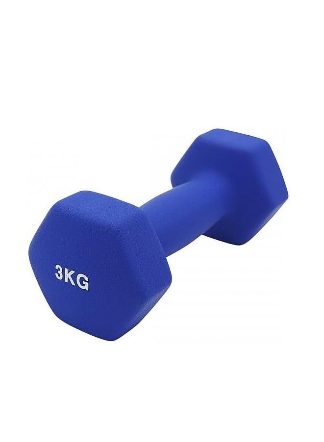ALCOACH Set Of 2 Hexagonal Dumbbell 3x3Kgkg - Image 4