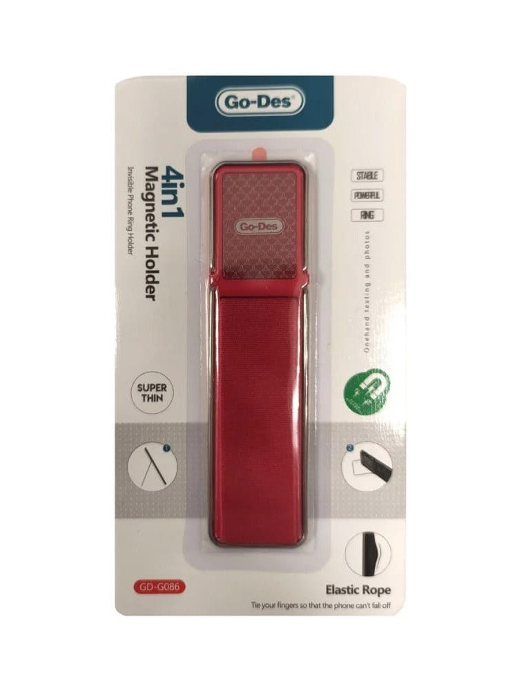 GO-DES Go Des GD-G086 4in1 Stand Magnetic Ring Holder - Image 3
