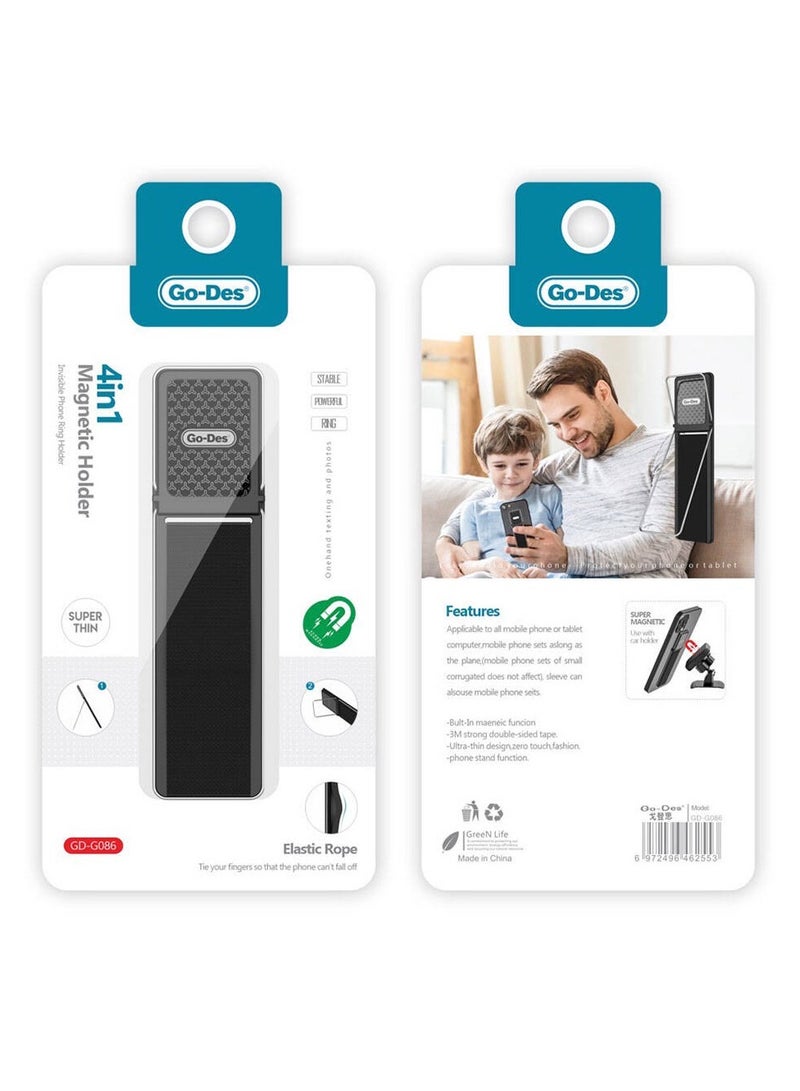 GO-DES Go Des GD-G086 4in1 Stand Magnetic Ring Holder - Image 4