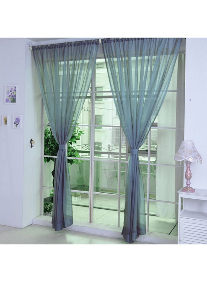 NIBEMINENT Living Room Window Curtain Grey 35x2x20centimeter - Image 3