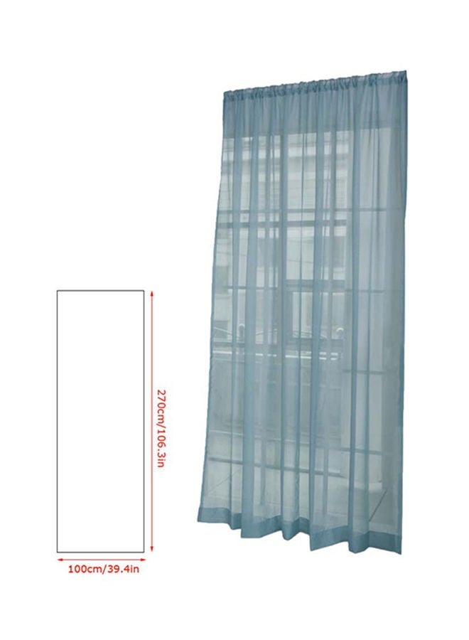 NIBEMINENT Living Room Window Curtain Grey 35x2x20centimeter - Image 2