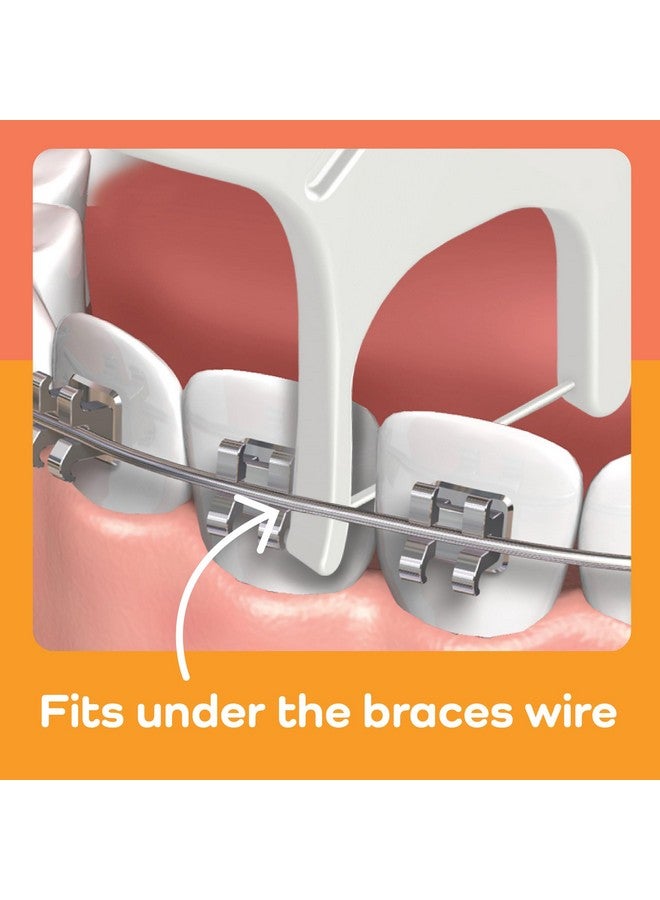 بلاكرز خيط تنظيف أسنان أورثوبيك، غير منكه، مصمم للأقواس القابلة للطي، سهل التخزين مع ختم سوريزيب، عدد 36 (4 عبوات) - Image 5