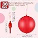 HSLCGF 36 Pcs Red Punch Balloons with Rubber Band Handle for Easy Grip Ideal for Kids Birthday Party Favors Classroom Outdoor PlayRed - Image 4