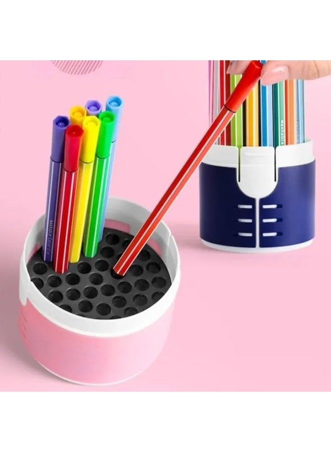 Amitasha Sketch Pen Set 48 Colors Washable Water Color Markers Pens Aesthetic School Supplies Fine Coloring Markers for Kids Adult Book Cards Drawing Craft Kit Teacher Office Supplies - Image 3