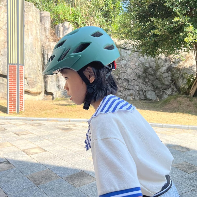 Bavilk Kids Bike Helmet, Kids Boys Girls Bike Helmets with LED Light Detachable Visor Children Youth Teen Multi-Sport for Skating Cycling Scooter Skateboard Adjustable & Lightweight 19.7"-22.4" - Image 5