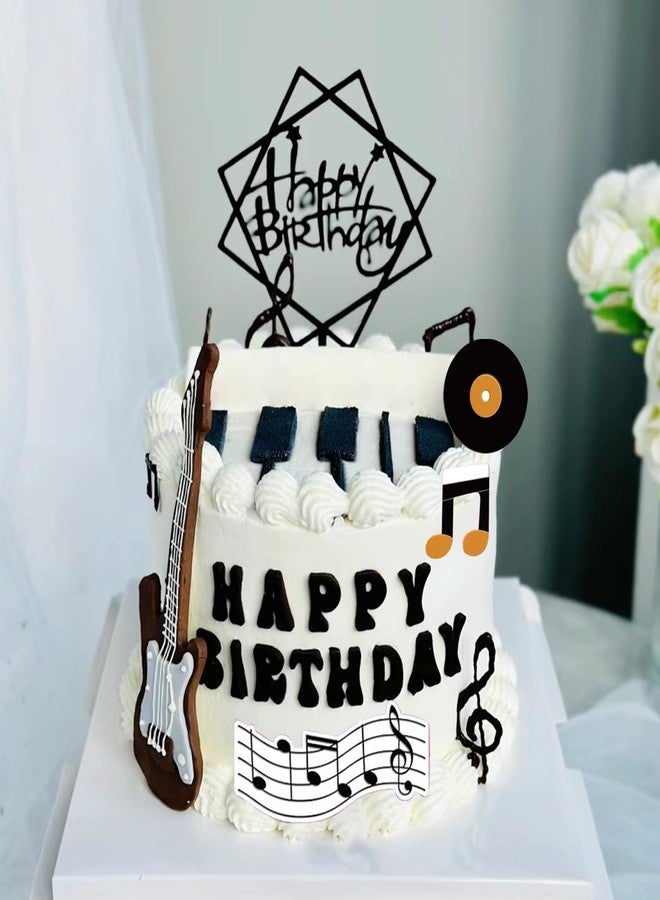 MINFEIDMS Music Theme Fondant Molds Musical Notes Piano Silicone Molds for Cake Decorating Cupcake Topper Candy Chocolate Gum Paste Polymer Clay, Gray - Image 5