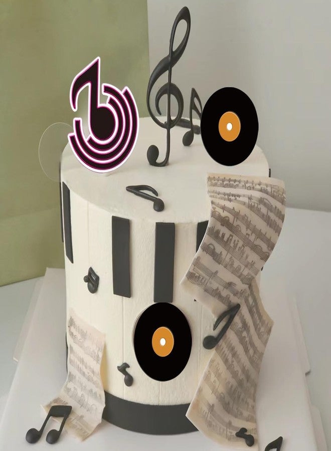 MINFEIDMS Music Theme Fondant Molds Musical Notes Piano Silicone Molds for Cake Decorating Cupcake Topper Candy Chocolate Gum Paste Polymer Clay, Gray - Image 4
