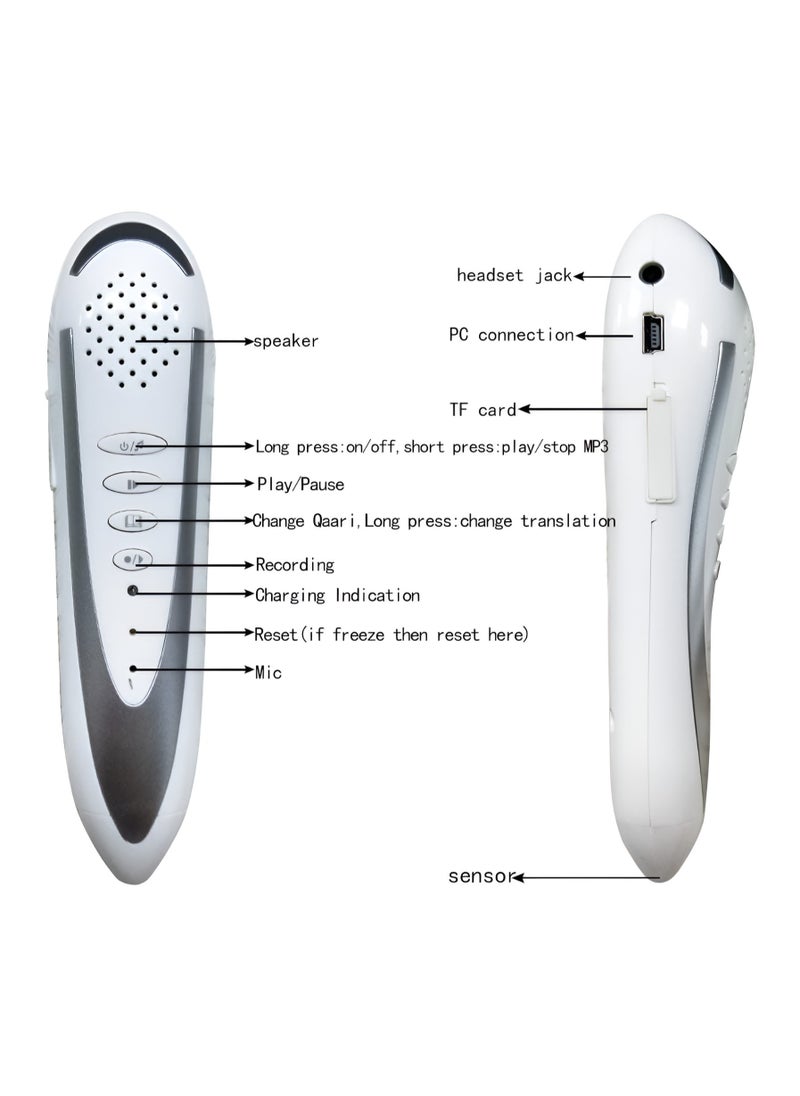 AL BADER - Digital Pen With Rechargeable reading pen white - Image 1