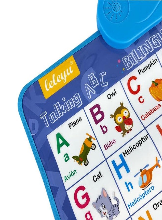 Leleyu Spanish-English Interactive Learning Poster, Spanish Alphabet ABC Talking Poster with Ñ, Numbers 1-20 Educational Toy for Kids Ages 3+ - Image 4