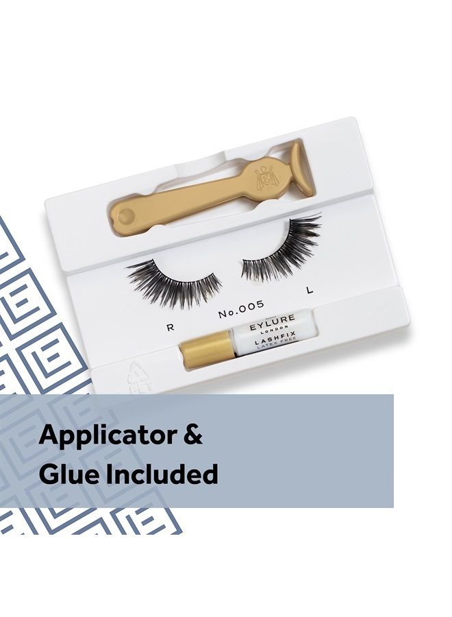 EYLURE Volume False Lashes, Style No. 005, Reusable, Adhesive Included, 1 Pair - Image 2