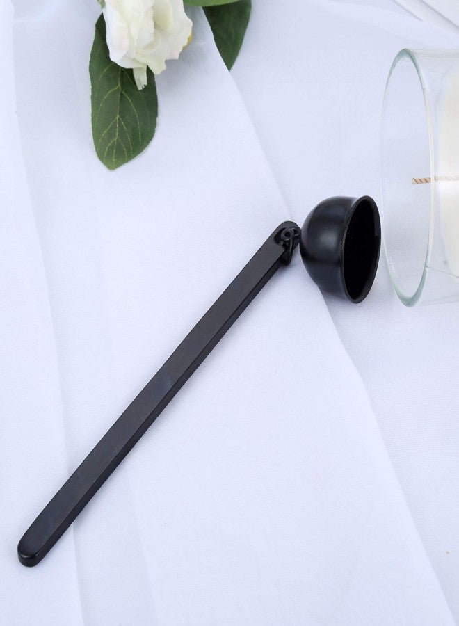 موكسام مطفأة شموع MUXSAM، عبوة واحدة، على شكل جرس - مطفأة لهب من الفولاذ المقاوم للصدأ - هدية لمحبي الشموع (أسود) - Image 2