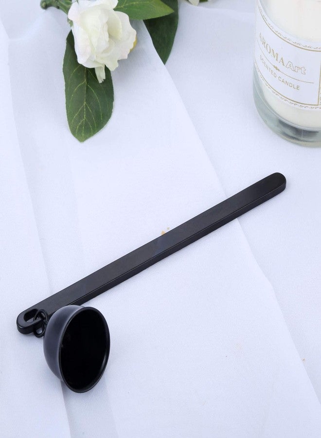 موكسام مطفأة شموع MUXSAM، عبوة واحدة، على شكل جرس - مطفأة لهب من الفولاذ المقاوم للصدأ - هدية لمحبي الشموع (أسود) - Image 5