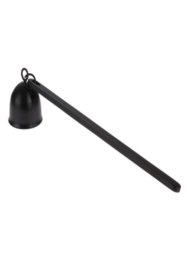 موكسام مطفأة شموع MUXSAM، عبوة واحدة، على شكل جرس - مطفأة لهب من الفولاذ المقاوم للصدأ - هدية لمحبي الشموع (أسود) - Image 1