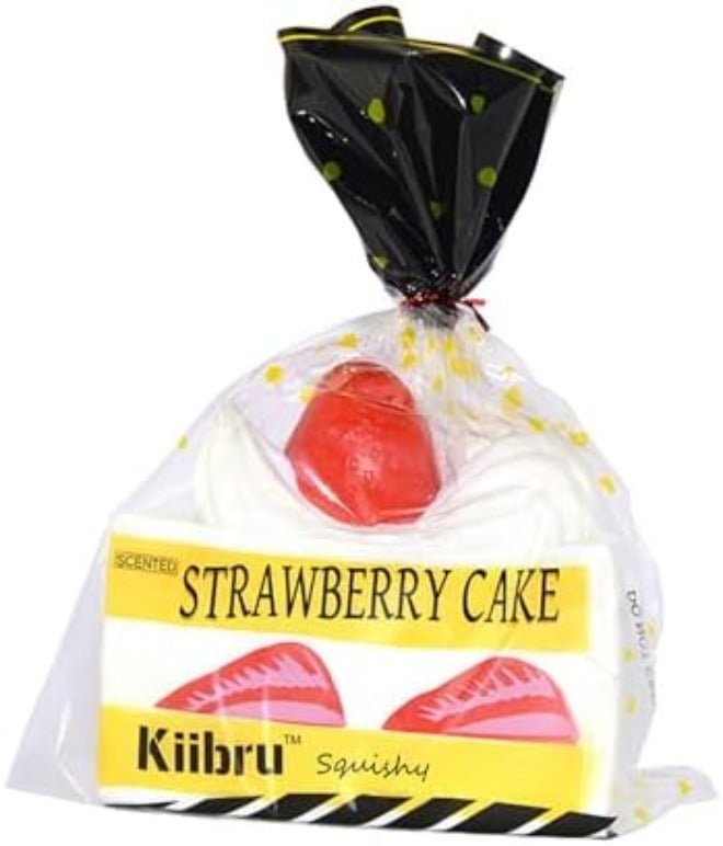 Kiibru Strawberry Shortcake Squishy Birthday Cake Squeeze Colossal Slow Rising Squishies Scented Toy Gift (Chocolate) - Image 4