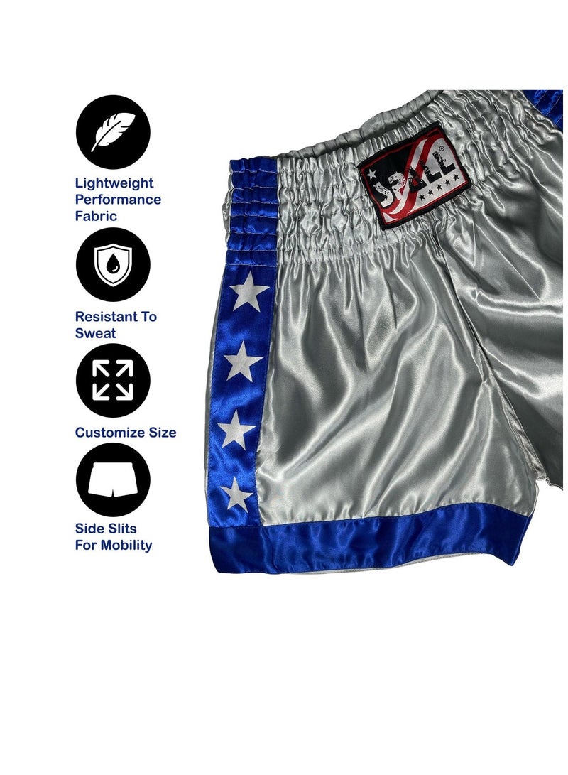 Spall Boxing Shorts For Men Muay Thai Shorts For Kickboxing Wrestling Grappling Fight And Cross Training Martial Arts Training Gym Clothing  - Image 2