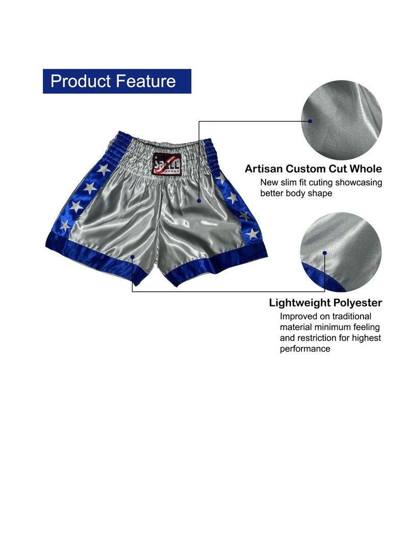 Spall Boxing Shorts For Men Muay Thai Shorts For Kickboxing Wrestling Grappling Fight And Cross Training Martial Arts Training Gym Clothing  - Image 4