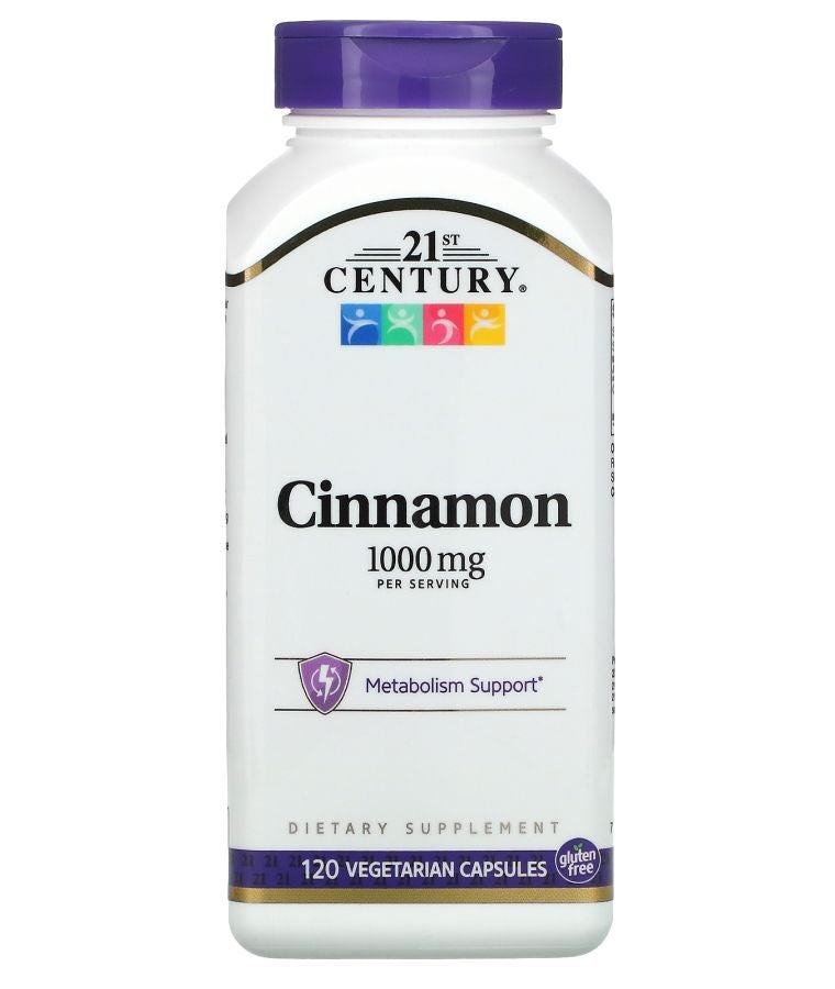 Cinnamon 120 Vegetarian Capsules  (500 mg per Capsule)
