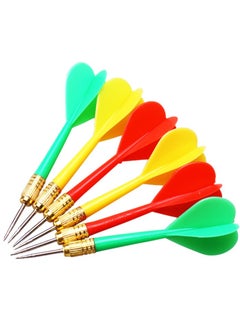 Generic Steel Tip Darts for Standard Dart Board Set Of 6 Pcs, Multicolor  - Image 1