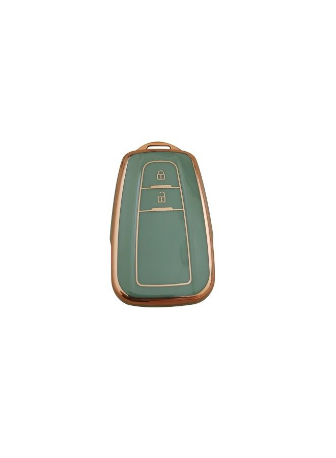 Toyota Car Key Cover/ Toyota Carola Key Fob Cover/ Prado Key Fob Protector/ TPU Toyota Car Key Case/ Key Holder - Image 1