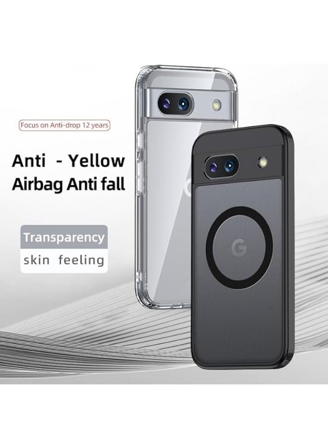 general Case Compatible with Google Pixel 8A, Compatible with Mag-Safe, Shockproof Military-Grade Protection, Yellowing Resistant, Magnetic Classic Hybrid Case - Image 5