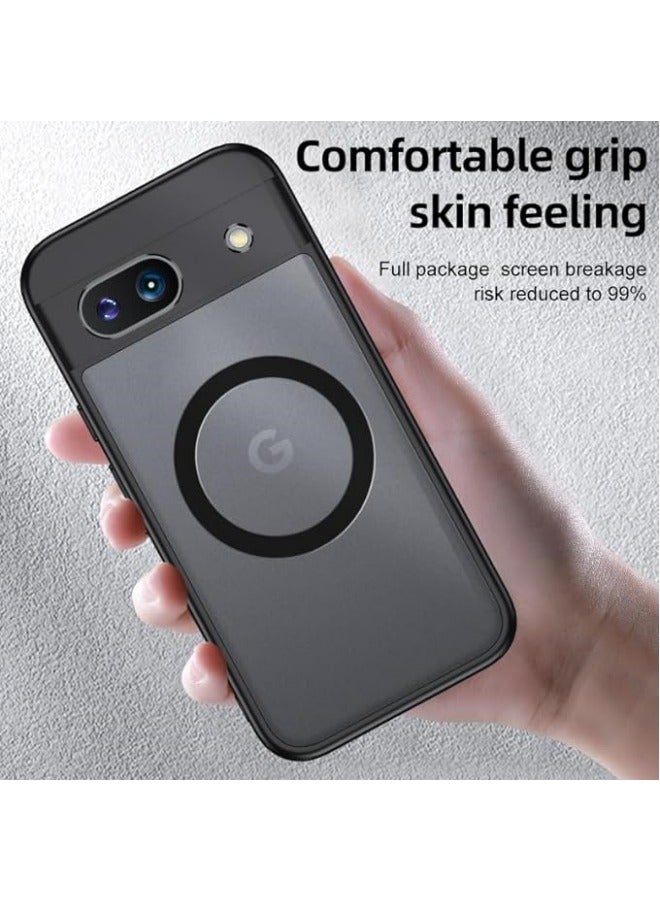 general Case Compatible with Google Pixel 8A, Compatible with Mag-Safe, Shockproof Military-Grade Protection, Yellowing Resistant, Magnetic Classic Hybrid Case - Image 4