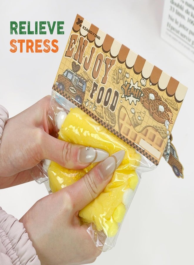 تابا ألعاب تابا الإسفنجية، ألعاب ضغط كاواي لطيفة على شكل مخلب قطة لعيد الحب، ألعاب فيدجيت إسفنجية لاصقة من السيليكون لتخفيف التوتر، ألعاب ناعمة لطيفة، أفضل هدية لعيد الحب للذكرى السنوية (ذرة مقلية) - Image 2