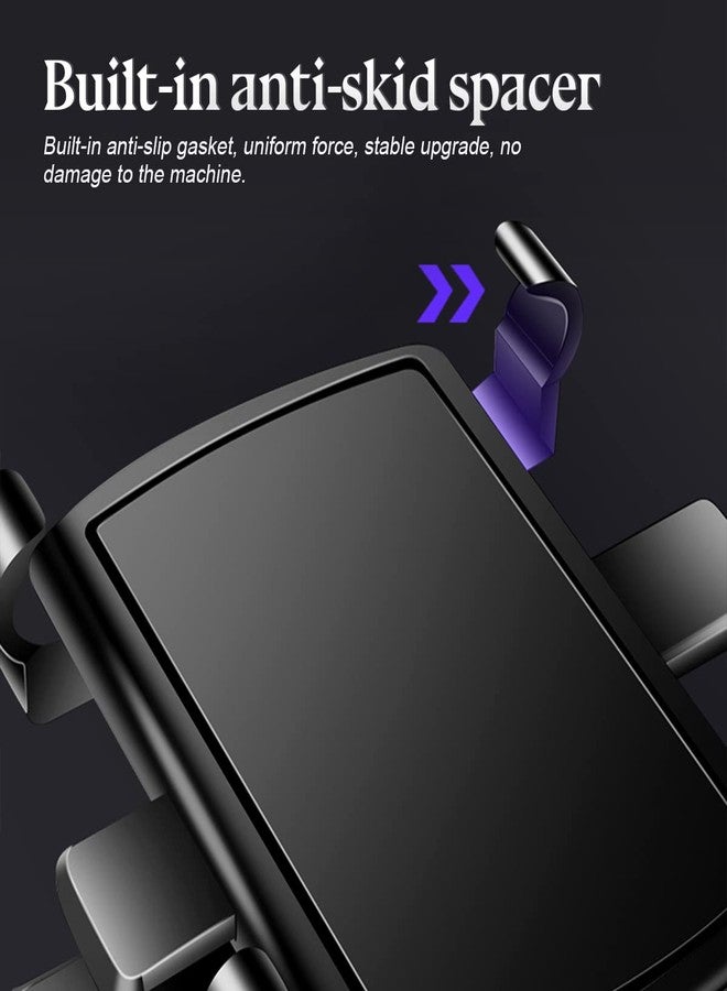 zipelo Car Phone Mount, ABS Cell Phone Holder for Car, 1400 Degree Rotation Dashboard Cell Phone Holder, Mobile Clip Stand for 3 to 7 inches Smartphones, Auto Phone Holder Mount for All Smartphone - Image 4