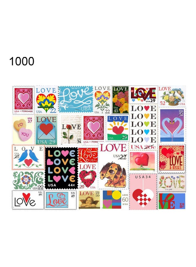 1000-Piece Wooden Stamps Jigsaw Puzzle Toy - Image 1