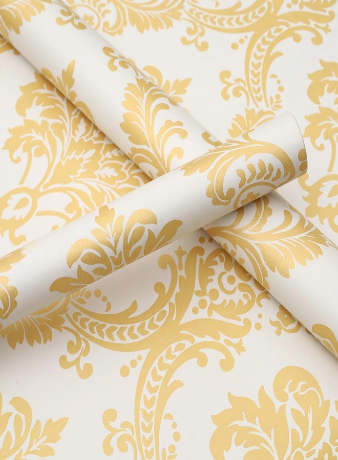 HOMEMATES Self-Adhesive Wallpaper Waterproof Old Furniture Vinyl Stickers Wooden Door Wardrobe Desktop PVC Wall Papers 45 X 304 CM (Yellow Floral) - Image 5