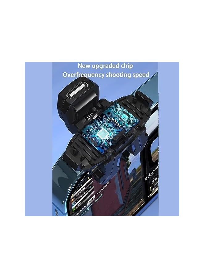 PROMASS Mobile Triggers, Joystick Aim & Fire Trigger for iPhone and Android Phone, 6 Fingers Operation, Sensitive Shoot, Compatible with PUBG/Fornite/Call of Duty/Rules of Survival/Knives Out (Brown)(2 Pack)  - Image 3