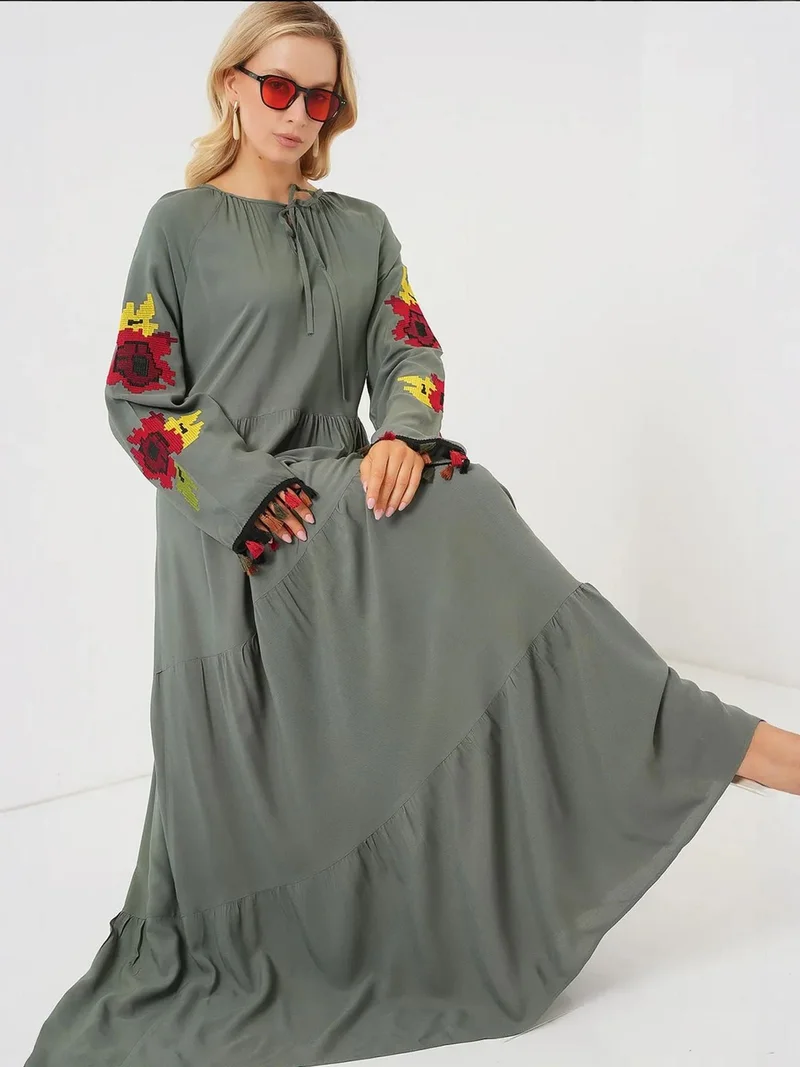 بيغ دارت فستان ماكسي فيسكوز بي دارت