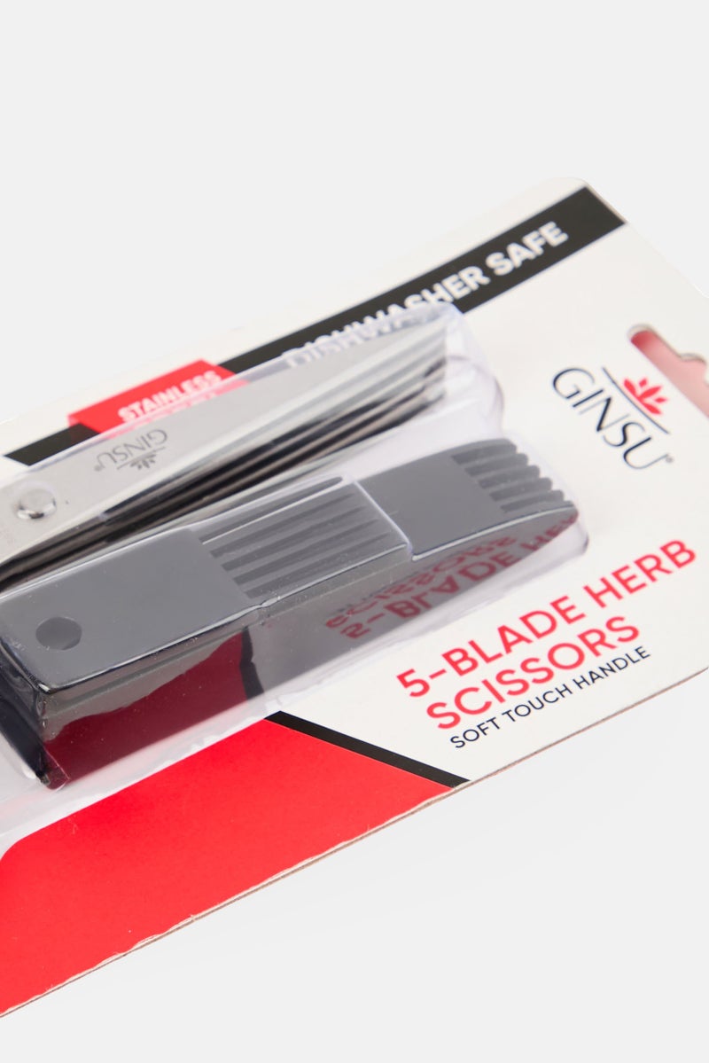 Ginsu 5 Blade Herb Scissors, Black - Image 3