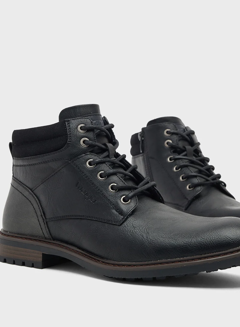 Wrangler George Ankle Biker Boots