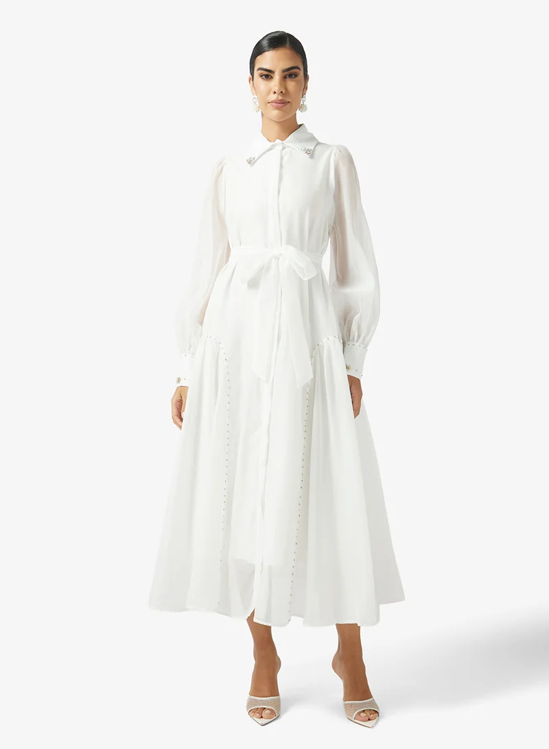 Belted Shirt Dress