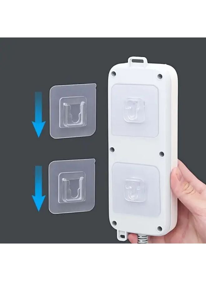 5 Pairs Strong Adhesive Hooks No Traces Waterproof Easy Install for Bathroom Kitchen Home Wall Hanging - Image 3