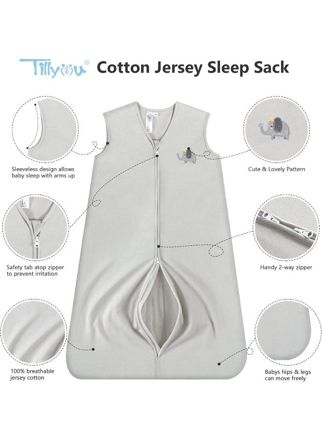 TILLYOU TILLYOU baby-boys Sleeveless Quilted Sleep Sacks  - Image 2