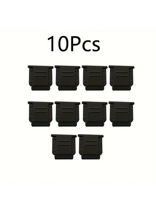 10Pcs Black Hot Shoe Cover for Sony A6000 A6600 A7III A7RM4 A6400 A7C ZV E10 Camera - Image 1
