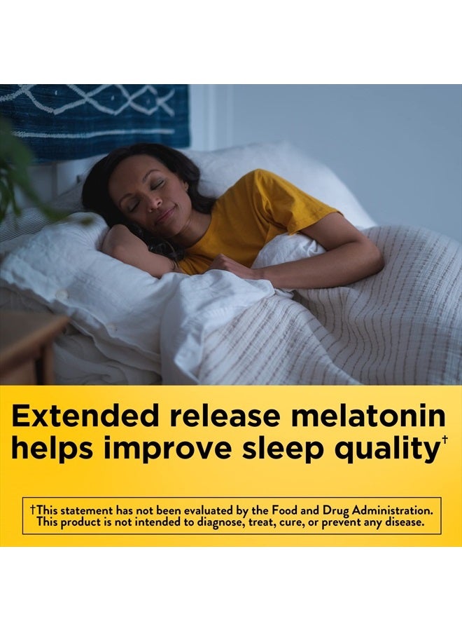 Nature Made Melatonin 4mg Extended Release Tablets, 100% Drug Free Sleep Aid for Adults, 90 Count, 90 Day Supply - Image 2