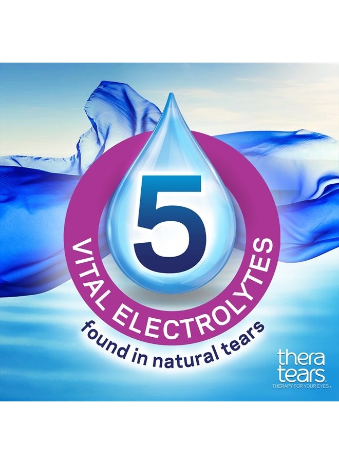 TheraTears - Extra Dry Eye Therapy Lubricant Eye Drops Preservative Free 30ct, 30 Count - Image 1