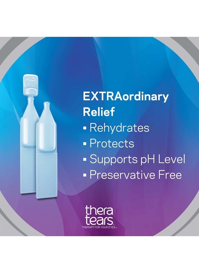 TheraTears - Extra Dry Eye Therapy Lubricant Eye Drops Preservative Free 30ct, 30 Count - Image 1