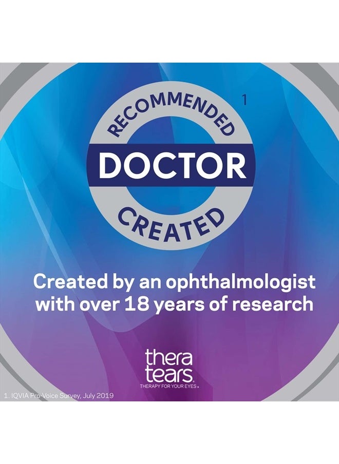 TheraTears - Extra Dry Eye Therapy Lubricant Eye Drops Preservative Free 30ct, 30 Count - Image 1