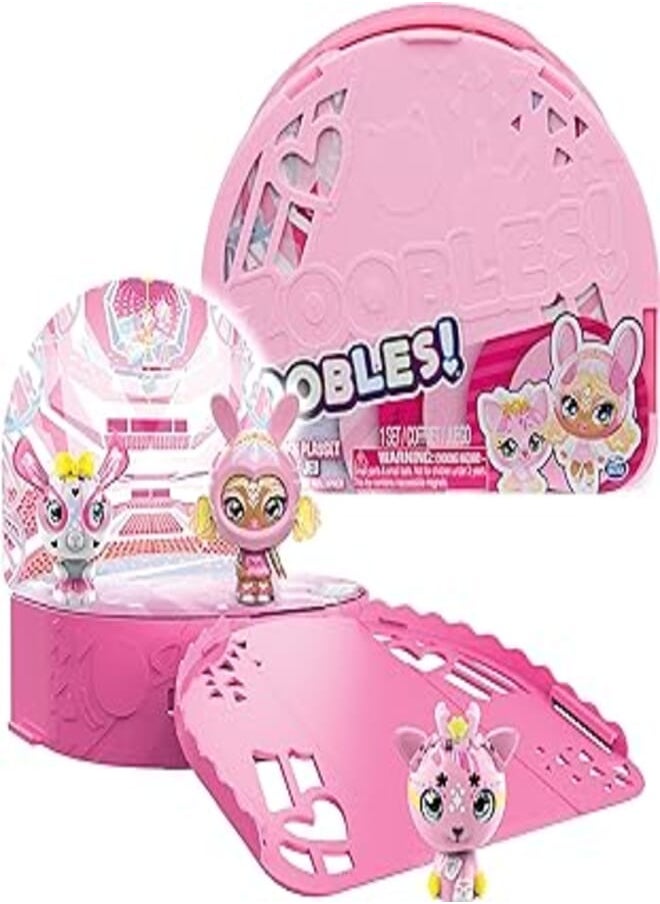Zoobles Zoobles dance studio multipack playset and storage case with 3 exclusive transforming collectible figures, kids toys for girls aged 5 and above, (6061529) 