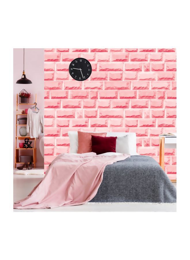 NIBEMINENT Qiangtie Decorative Wall Sticker Pink 2x0.45meter