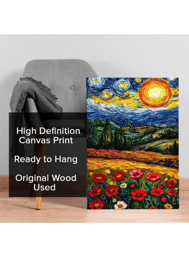 PAPER PLANE DESIGN Modern Art Canvas Gallery Wrap Painting | Eclectic Modern Art Theme | Wall Art for Living Room, Bedroom, and Office Decor | Size 20 In x 30 In DS30 - Image 3