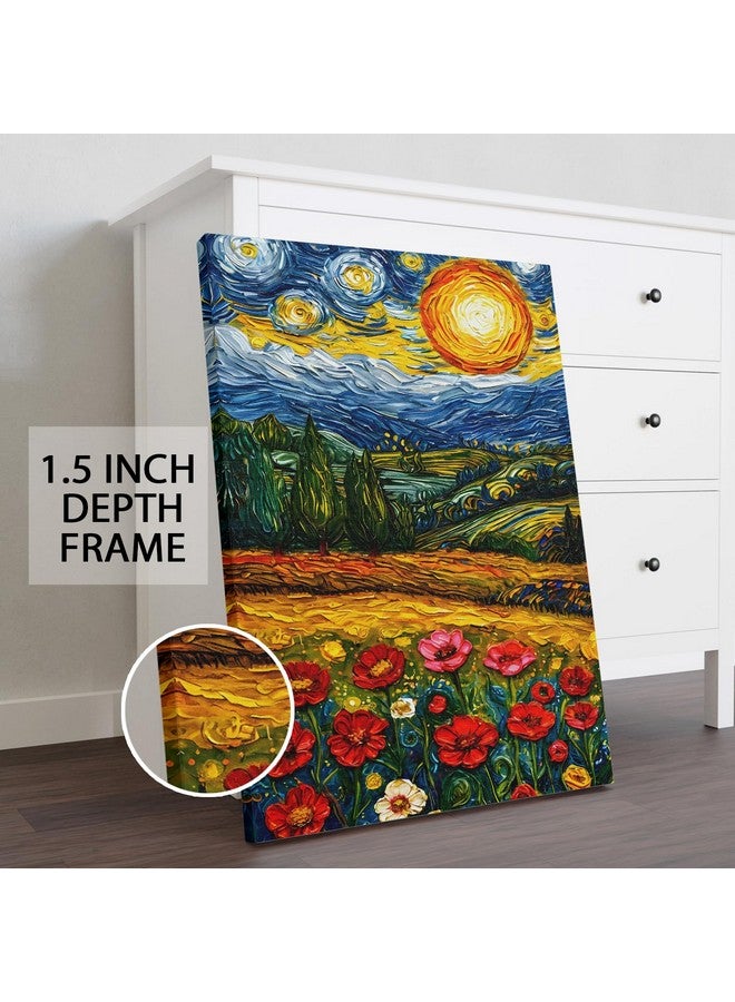 PAPER PLANE DESIGN Modern Art Canvas Gallery Wrap Painting | Eclectic Modern Art Theme | Wall Art for Living Room, Bedroom, and Office Decor | Size 20 In x 30 In DS30 - Image 4