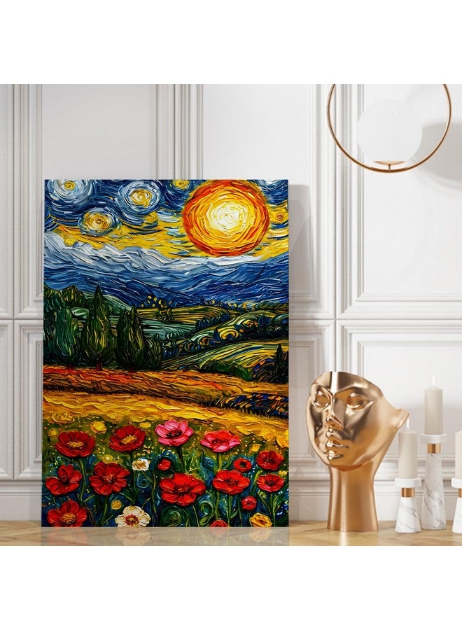 PAPER PLANE DESIGN Modern Art Canvas Gallery Wrap Painting | Eclectic Modern Art Theme | Wall Art for Living Room, Bedroom, and Office Decor | Size 20 In x 30 In DS30 - Image 1