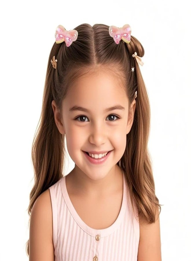 KUNHEHO Butterfly Elastic Hair Ties - 10 Ct, 5 Diffrent Colors For Hair, Pain-Free Hair Accessories for Women, Made for Long-Lasting Braids, Ponytails & More, All Hair Types - Image 3