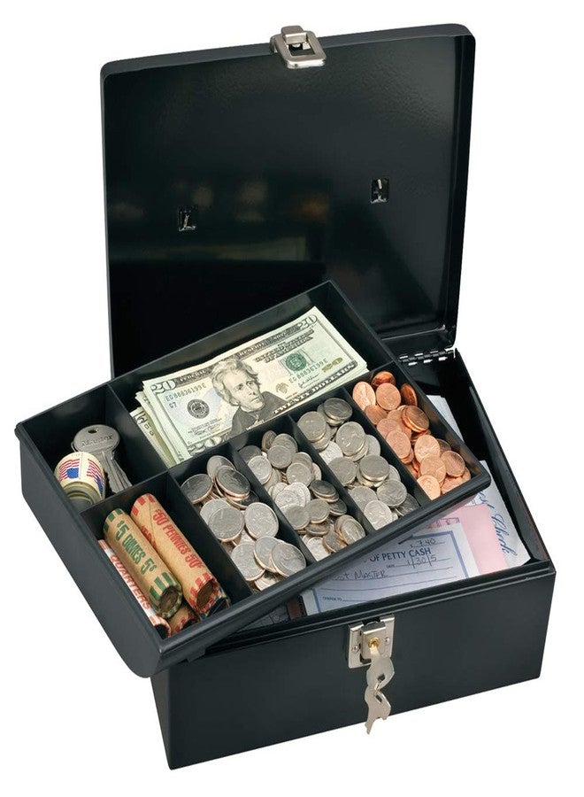 Master Lock 7113D Cash Box with 7-Compartment Tray - Image 1